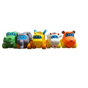 Set of 5 Animal cars safe for toddler/baby.